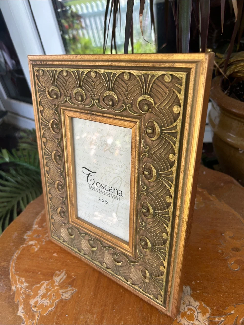 Ornate Gold 4x6 Picture Frame